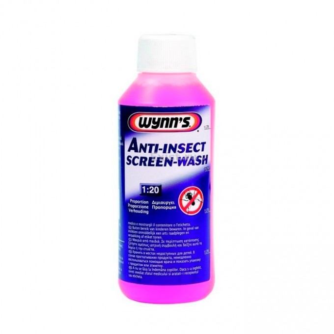 Anti-Insect Screen-Wash 250 Мл Добавка В Бачок Омывателя летняя WYNNS W45201